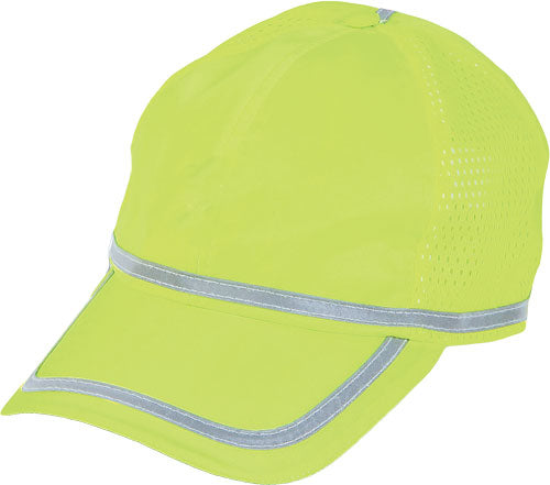 Lime Baseball Cap, Low Profile with Solid Front and Mesh Sides