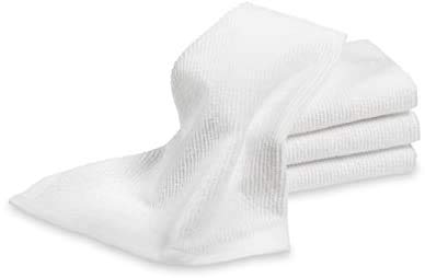 EOM Towels Bar Towels - Bar Mop Cleaning Kitchen Towels (9 Pack 16" x 19") - Premium Ring-Spun Cotton White Kitchen Bar Towels, Restaurant Cleaning Towels, Shop Towels and Rags - Bulk Bar Mop Set