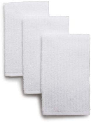 EOM Towels Bar Towels - Bar Mop Cleaning Kitchen Towels (9 Pack 16" x 19") - Premium Ring-Spun Cotton White Kitchen Bar Towels, Restaurant Cleaning Towels, Shop Towels and Rags - Bulk Bar Mop Set
