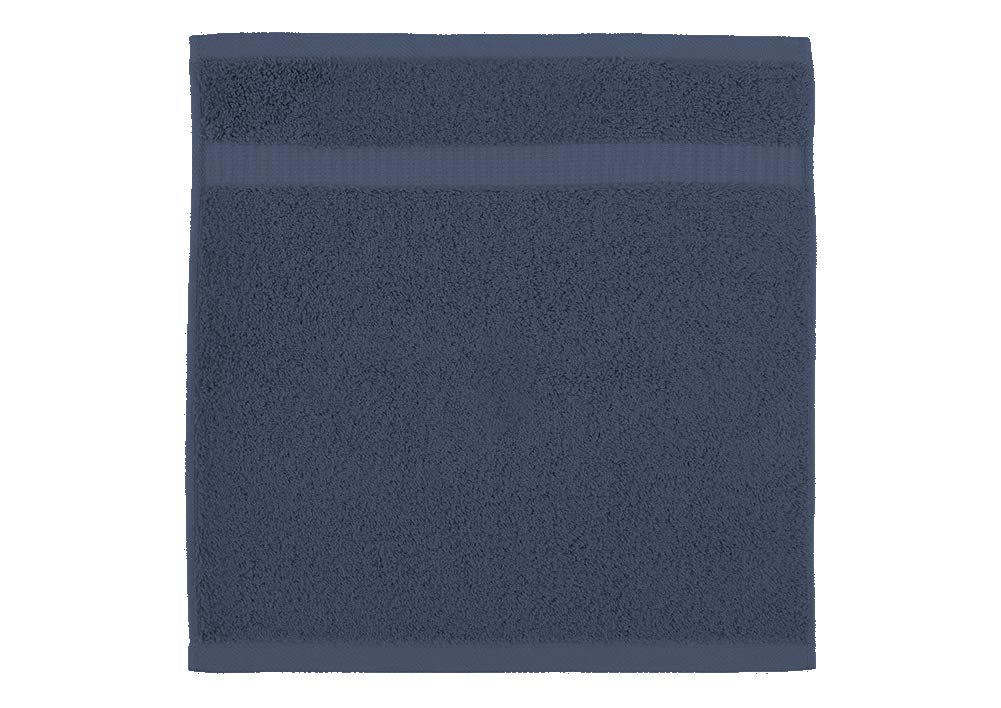 Paños básicos para el rostro y el baño EOM Towels, 100 % algodón, 30 x 30 cm, paquete de 24, ideales para baños, hoteles, spas, cocinas y gimnasios
