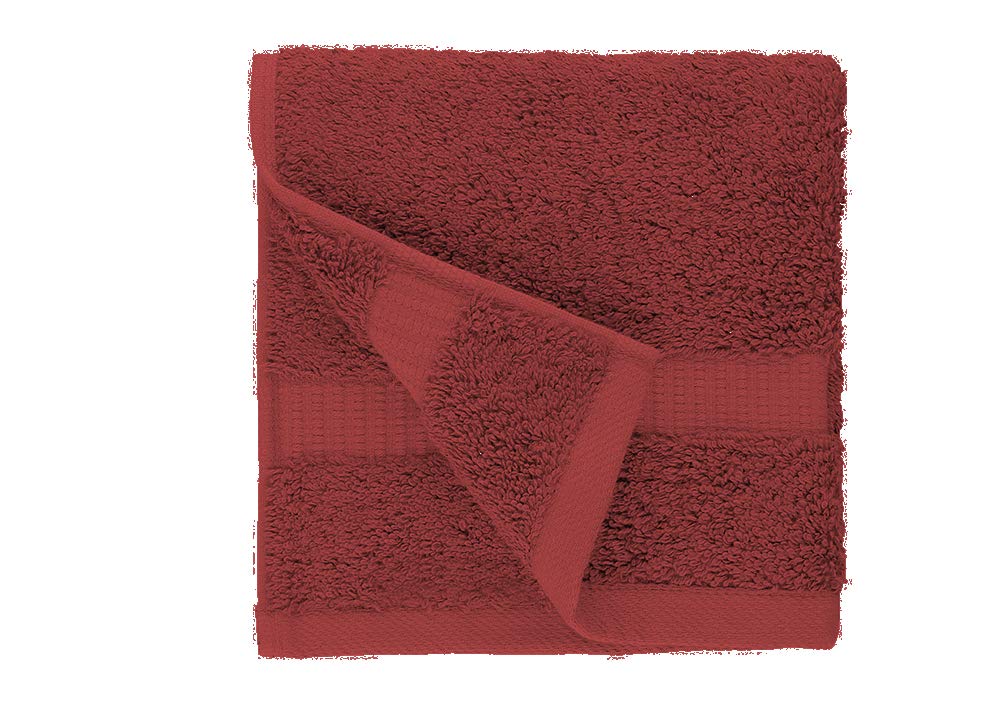 Paños básicos para el rostro y el baño EOM Towels, 100 % algodón, 30 x 30 cm, paquete de 24, ideales para baños, hoteles, spas, cocinas y gimnasios