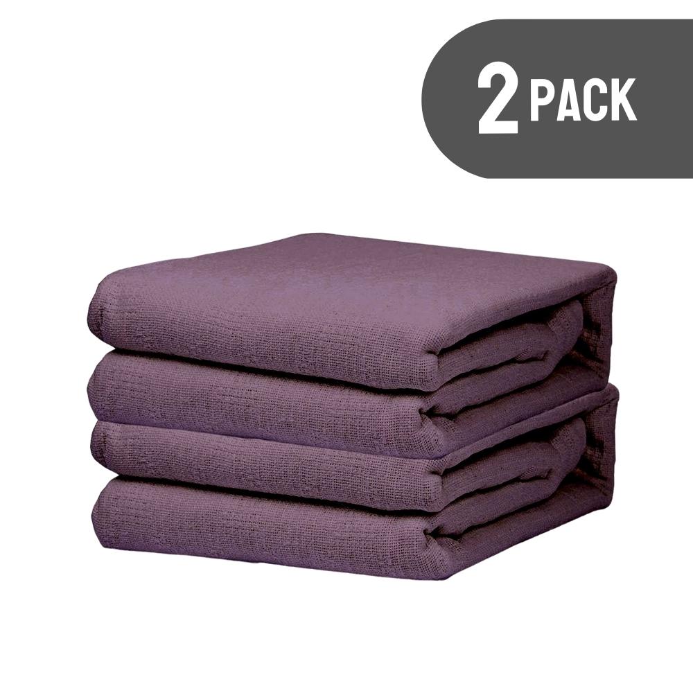 EOM Linens Cotton Hospital Thermal Blankets - Breathable and Prevent Overheating - Soft, Comfortable and Warm - Hand and Machine Washable