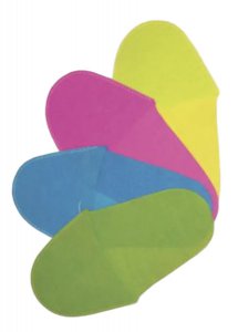 Pantuflas desechables de colores (1000 pares)