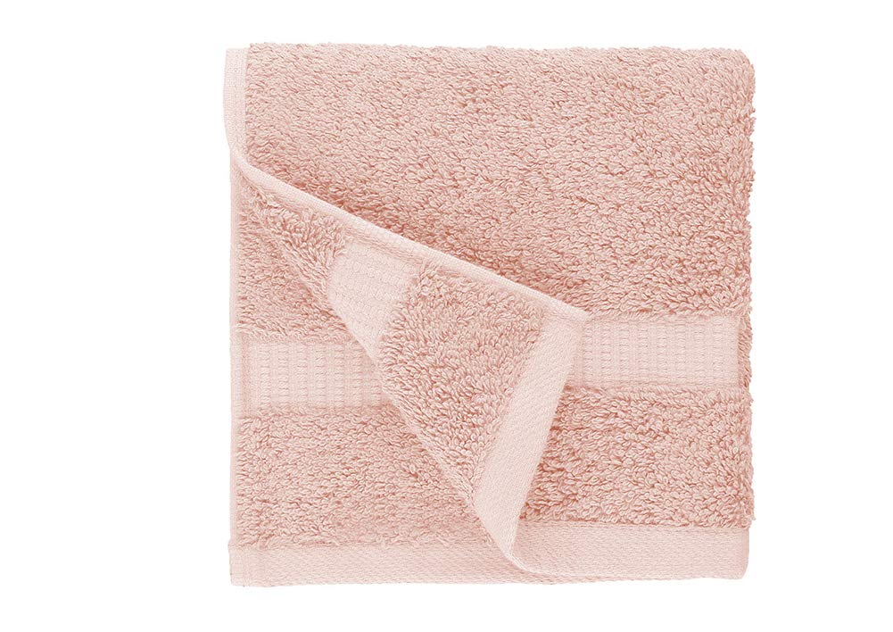 EOM Towels Basic Washcloths/Face Cloths 100% Cotton 12" X 12" 24 Pack Great for Bathroom, Hotel, Spa, Kitchen, Gym